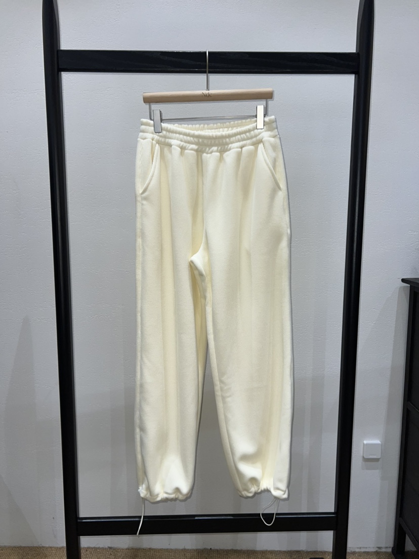 NDE東大門實拍女裝新品時尚熱賣人氣真品休閑休閑褲華夫格絨BOHEME_NDE休閑褲圖色2