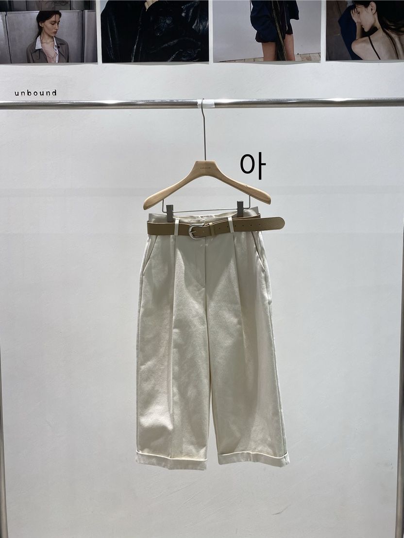 UNBOUND東大門代購女士新品時尚人氣真品休閑短褲不含腰帶UNBOUND短褲圖色1