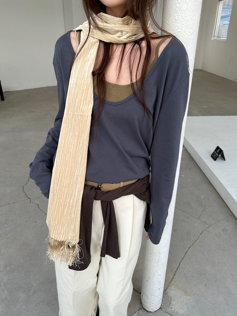 UNBOUND韓國代購女裝新品時尚人氣休閑真品熱賣推薦長袖T恤UNBOUND長袖T恤