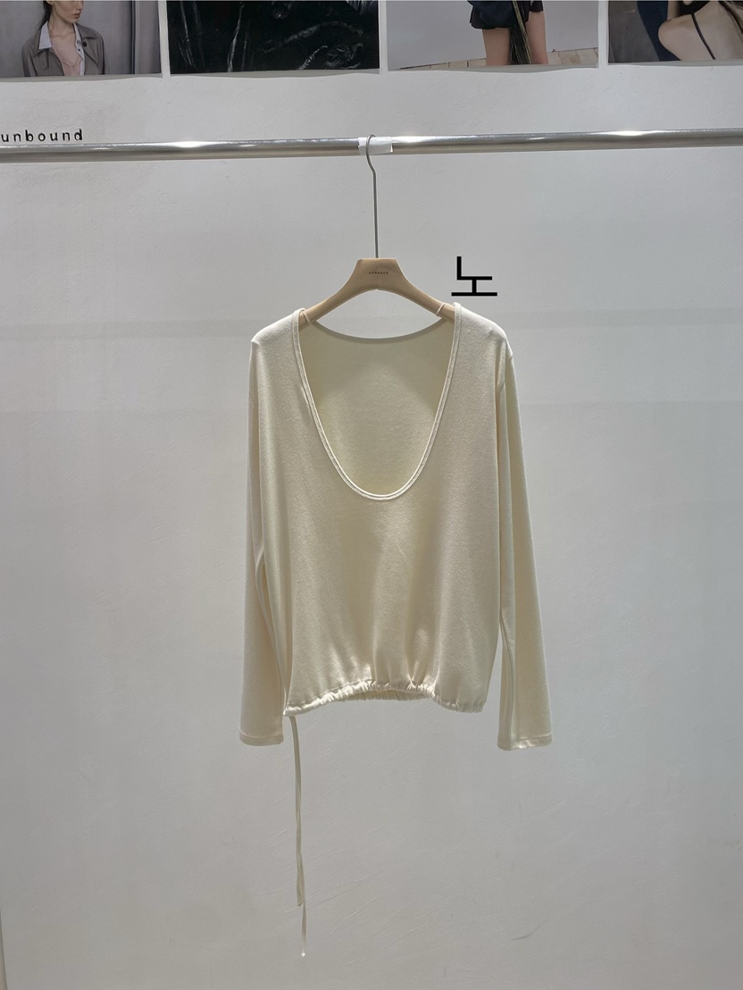 UNBOUND韓國代購女裝新品時尚人氣休閑真品熱賣推薦長袖T恤UNBOUND長袖T恤圖色1