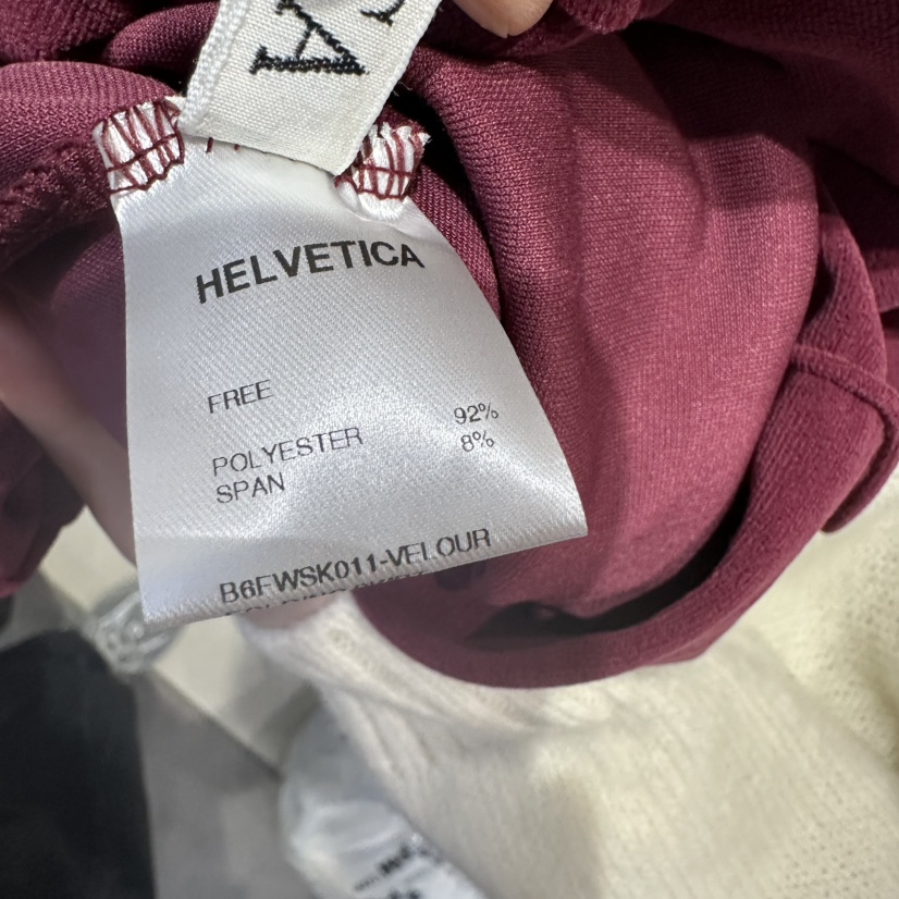 HELVETICA PLUS東大門實拍女裝新款時尚半身裙中短裙天鵝絨折疊HELVETICA半身裙/中短裙