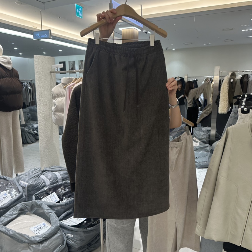 BLUEI-D/N SHARP韓國直郵女士新品熱賣人氣真品推薦長裙Blue i-d/N SHARP長裙圖色3棕色