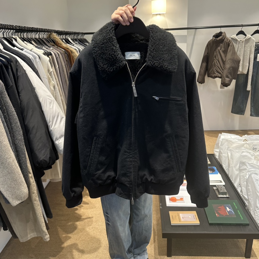 PAUSE韓國代購女士新款真品時尚推薦熱賣休閑人氣短款大衣PAUSE短款大衣圖色2