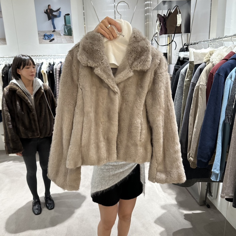 TEMPTING韓國代購女裝新品休閑推薦人氣真品時尚短款大衣TEMPTING短款大衣圖色2
