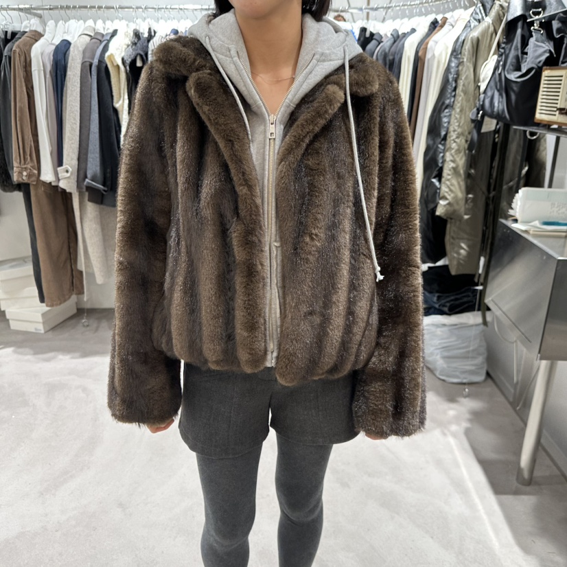 TEMPTING韓國代購女裝新品休閑推薦人氣真品時尚短款大衣TEMPTING短款大衣圖色3