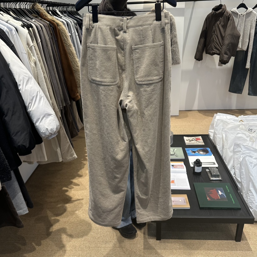 PAUSE韓國直郵女裝新品真品休閑人氣推薦時尚熱賣休閑褲拉絨PAUSE休閑褲