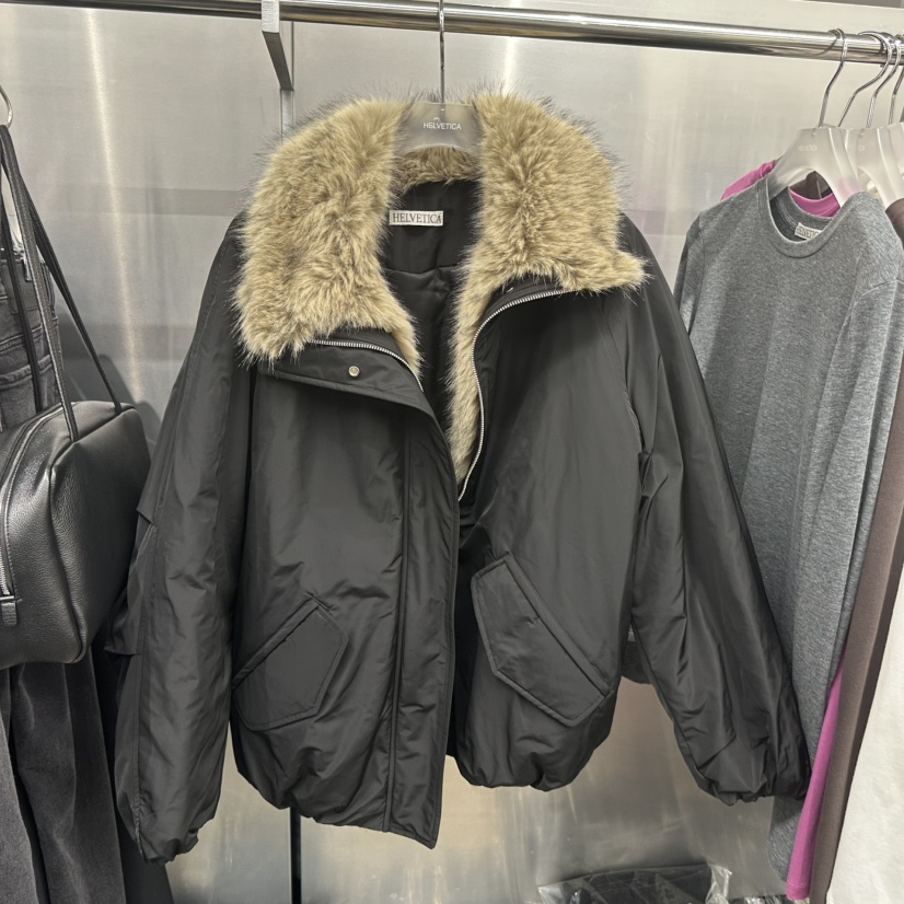 HELVETICA韓國直郵女裝新品熱賣真品推薦人氣短款棉服填充棉HELVETICA短款棉服圖色2