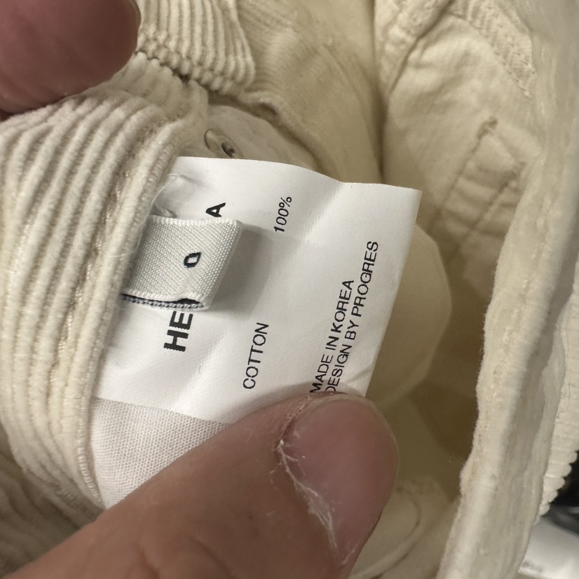 HELVETICA東大門直郵女裝新品時尚真品推薦休閑褲燈芯絨經典HELVETICA休閑褲
