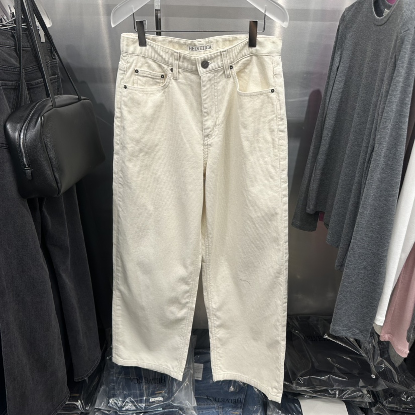 HELVETICA東大門直郵女裝新品時尚真品推薦休閑褲燈芯絨經典HELVETICA休閑褲圖色1