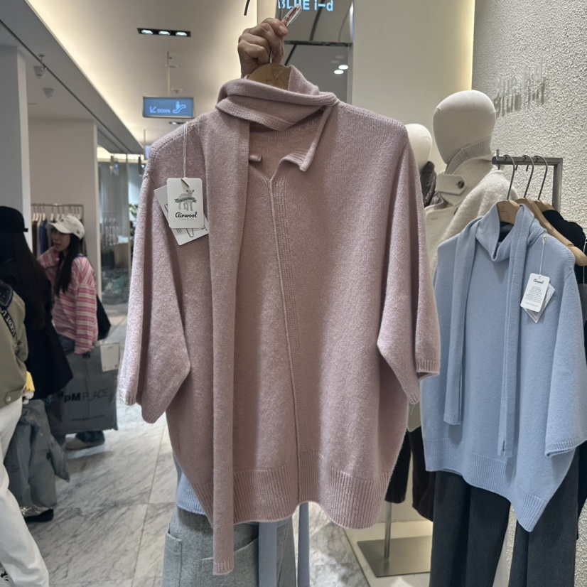 BLUEI-D/N SHARP韓國代購女裝新品人氣熱賣真品針織衫Blue i-d/N SHARP針織衫圖色2