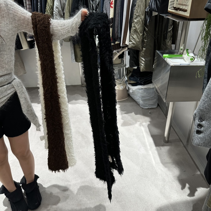 TEMPTING韓國直郵女裝新品熱賣推薦時尚真品休閑圍巾披肩TEMPTING圍巾/披肩圖色3黑色