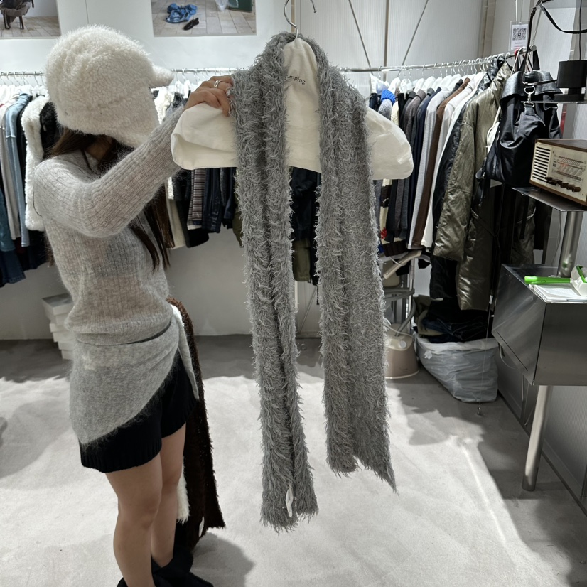 TEMPTING韓國直郵女裝新品熱賣推薦時尚真品休閑圍巾披肩TEMPTING圍巾/披肩圖色4