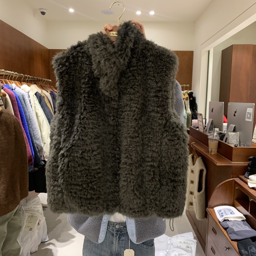 HEBON東大門直郵女士新品時尚推薦休閑真品人氣熱賣馬甲毛皮HEBON馬甲圖色3