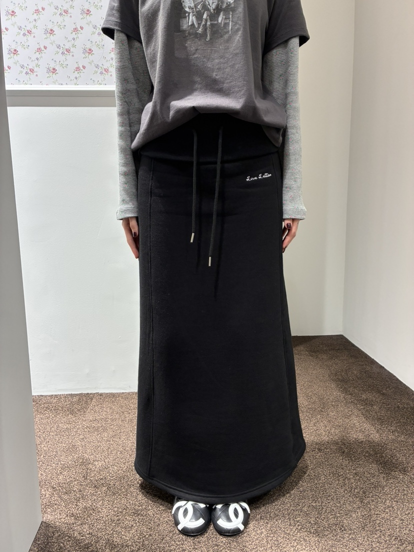 LOVE LETTER韓國直郵女裝新品職業推薦熱賣長裙不含腰帶LOVE LETTER長裙圖色2