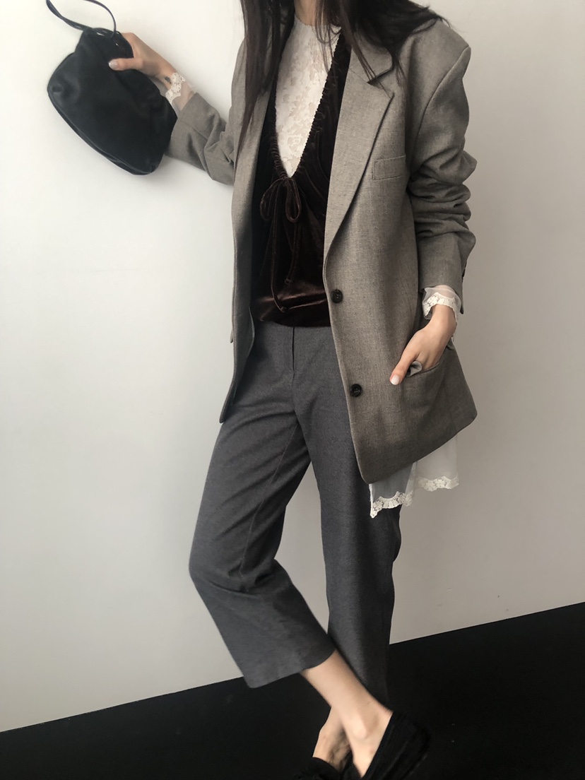 NOPROBLEM韓國代購女士新款熱賣職業推薦時尚真品西裝西服NOPROBLEM西裝/西服