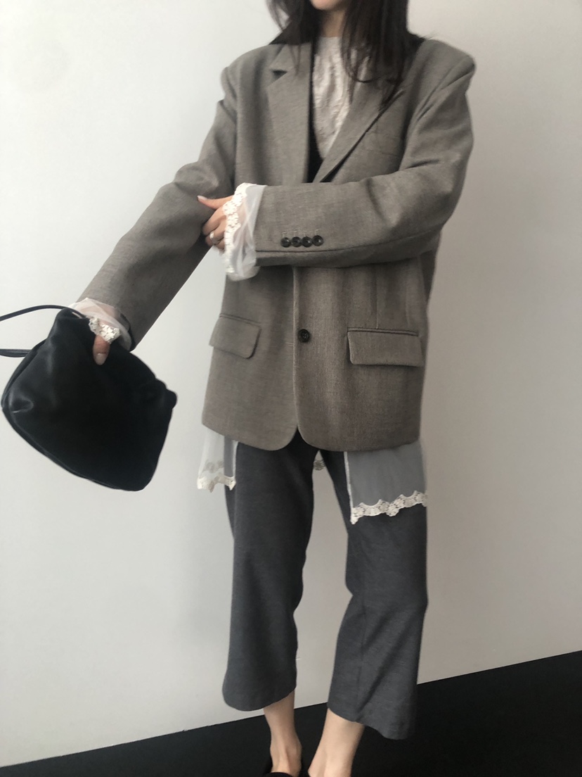 NOPROBLEM韓國代購女士新款熱賣職業推薦時尚真品西裝西服NOPROBLEM西裝/西服