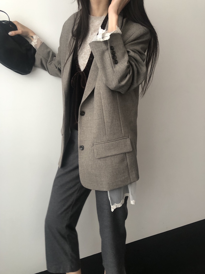 NOPROBLEM韓國代購女士新款熱賣職業推薦時尚真品西裝西服NOPROBLEM西裝/西服