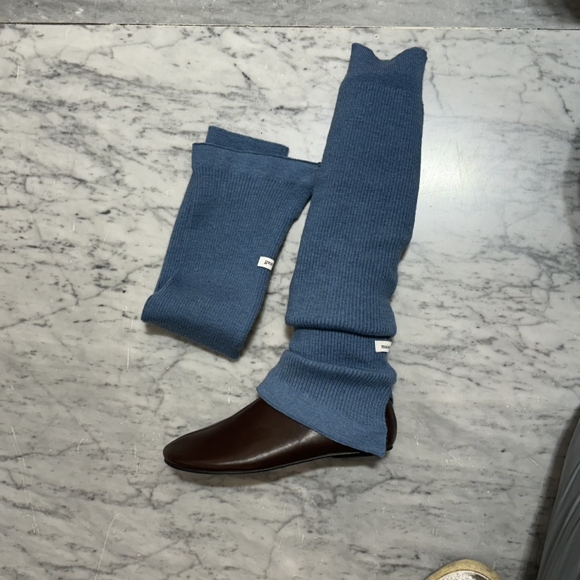 DOUBLE STANDARD/LE SMOKING/MAISONSTAFF東大門代購女士新品熱賣襪子羅紋MAISONSTAFF襪子圖色1