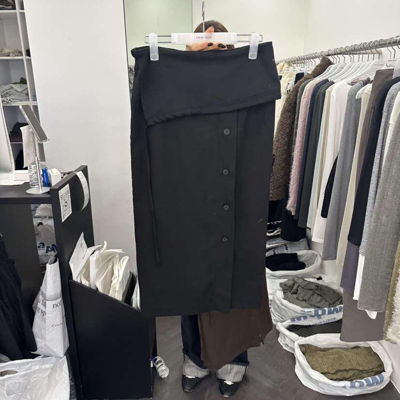 OWNS韓國直郵女裝新品休閑人氣時尚推薦真品熱賣職業長裙OWNS長裙圖色2