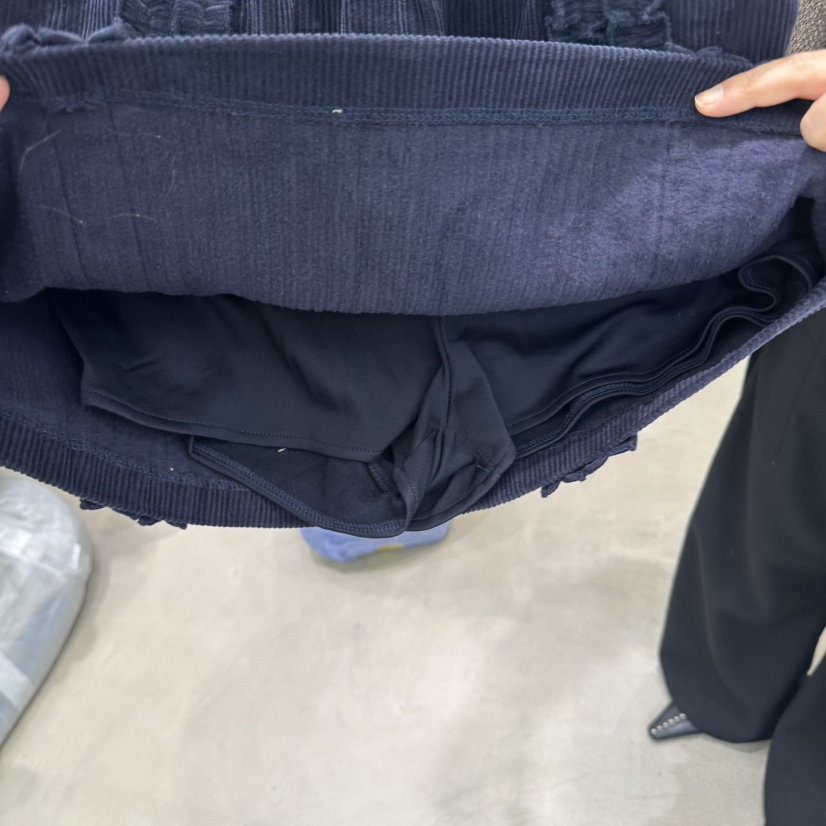 WAVEWATER東大門代購女士新款休閑熱賣人氣職業時尚短裙褶邊WAVEWATER短裙