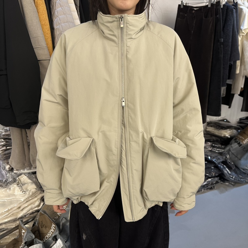 DOUBLE STANDARD/LE SMOKING/MAISONSTAFF東大門代購女士新品推薦短款羽絨服鵝絨MAISONSTAFF短款羽絨服圖色1