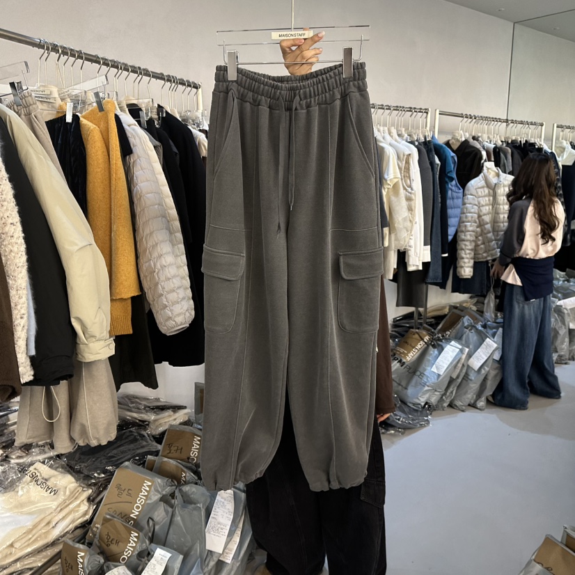 DOUBLE STANDARD/LE SMOKING/MAISONSTAFF韓國代購女士新款真品休閑褲MAISONSTAFF休閑褲圖色2
