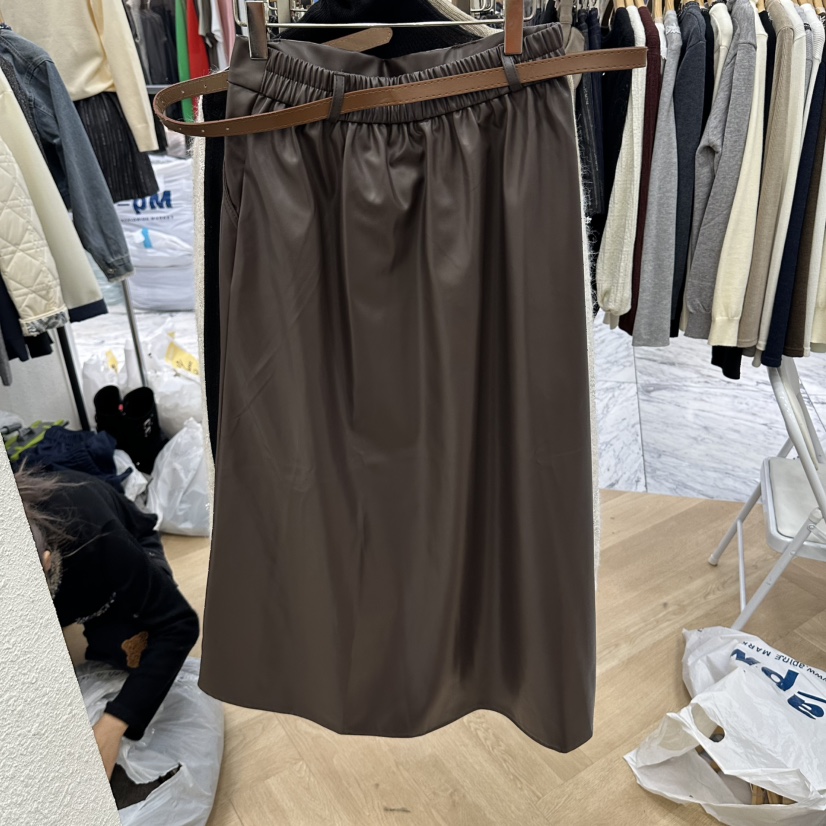 ABLESTUDIO東大門代購女士新品人氣推薦休閑長裙不含腰帶ABLESTUDIO長裙