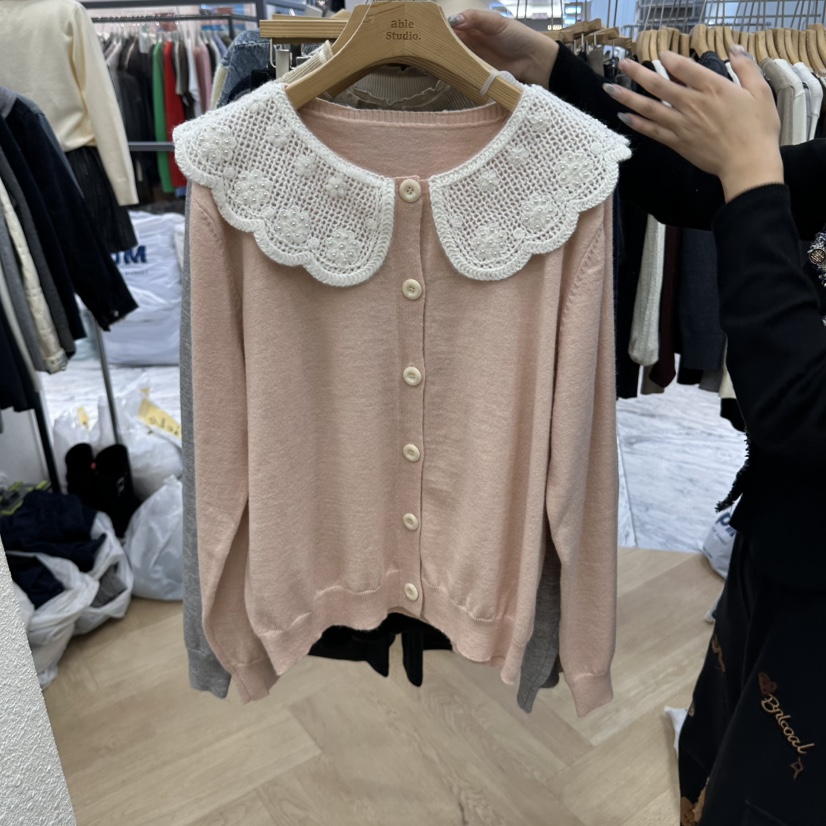 ABLESTUDIO韓國直郵女士新品時尚推薦職業熱賣人氣休閑開衫ABLESTUDIO開衫圖色1