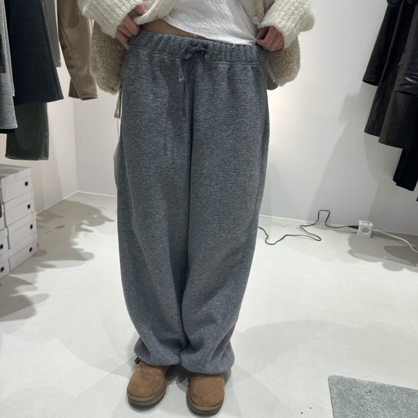 ARCHIVE PIECE東大門實拍女裝新款職業休閑熱賣休閑褲加絨ARCHIVEPIECE TAG休閑褲圖色1灰色