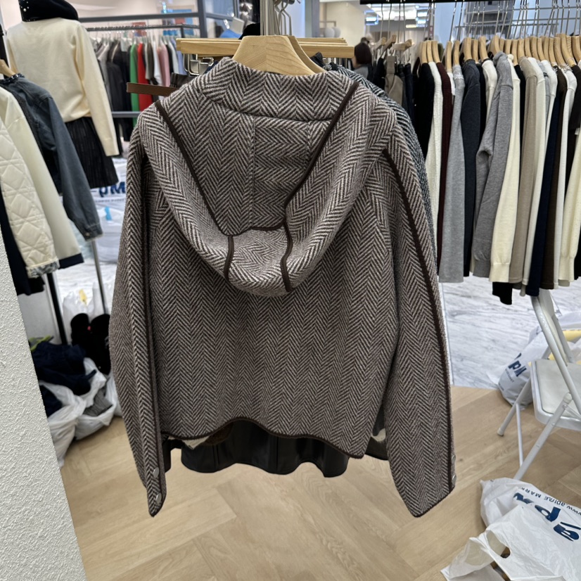 ABLESTUDIO東大門直郵女士新品人氣推薦職業休閑短款大衣ABLESTUDIO短款大衣