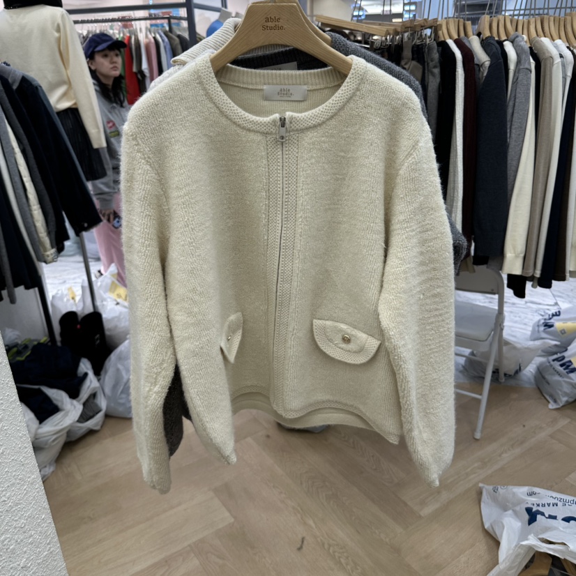 ABLESTUDIO東大門直郵女裝新款職業推薦熱賣真品人氣開衫ABLESTUDIO開衫圖色1