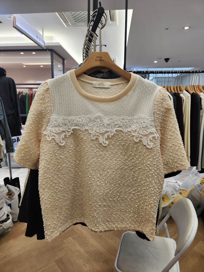 ABLESTUDIO韓國代購女裝新品人氣職業真品熱賣襯衫蕾絲衫ABLESTUDIO襯衫/蕾絲衫圖色1