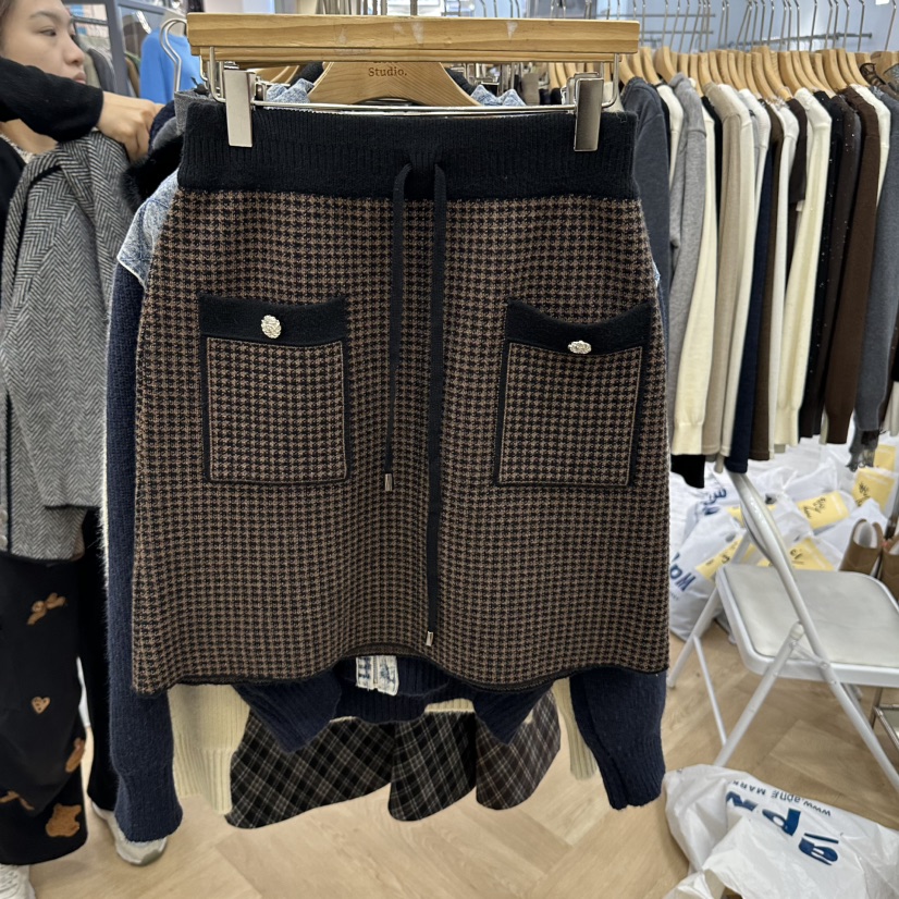 ABLESTUDIO東大門直郵女士新款職業熱賣真品半身裙中短裙ABLESTUDIO半身裙/中短裙圖色2