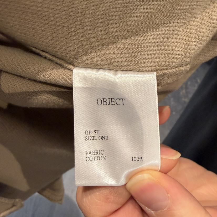 OBJECT韓國直郵女士新品推薦休閑人氣時尚熱賣襯衫蕾絲衫OBJECT襯衫/蕾絲衫