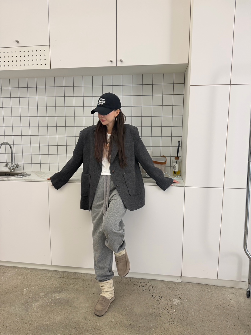 LUMIPLE韓國代購女士新款真品推薦休閑熱賣人氣時尚短款大衣LUMIPLE短款大衣