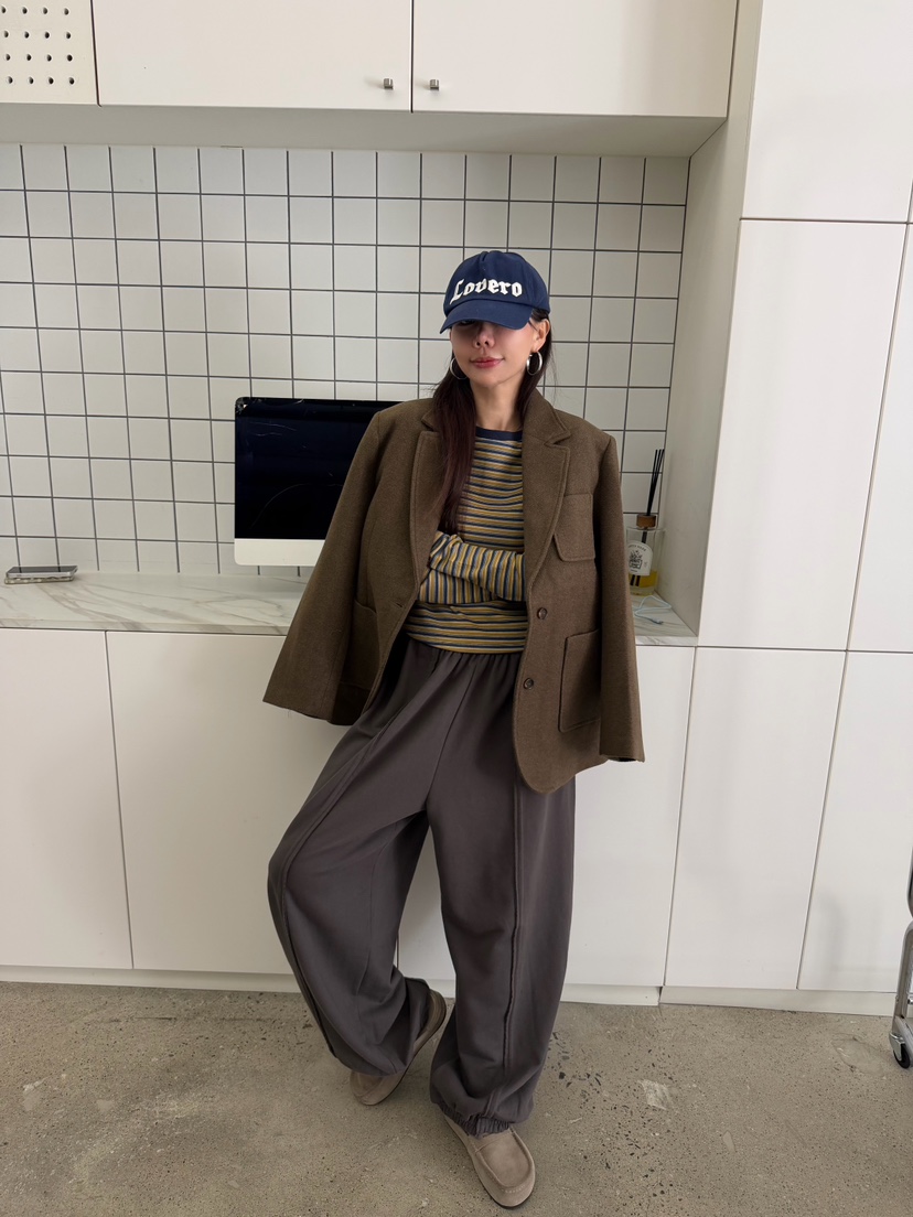 LUMIPLE韓國代購女士新款真品推薦休閑熱賣人氣時尚短款大衣LUMIPLE短款大衣