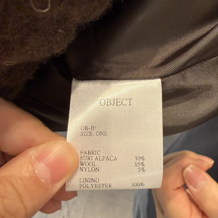 OBJECT韓國代購女士新品職業推薦休閑熱賣人氣短款大衣柔軟OBJECT短款大衣