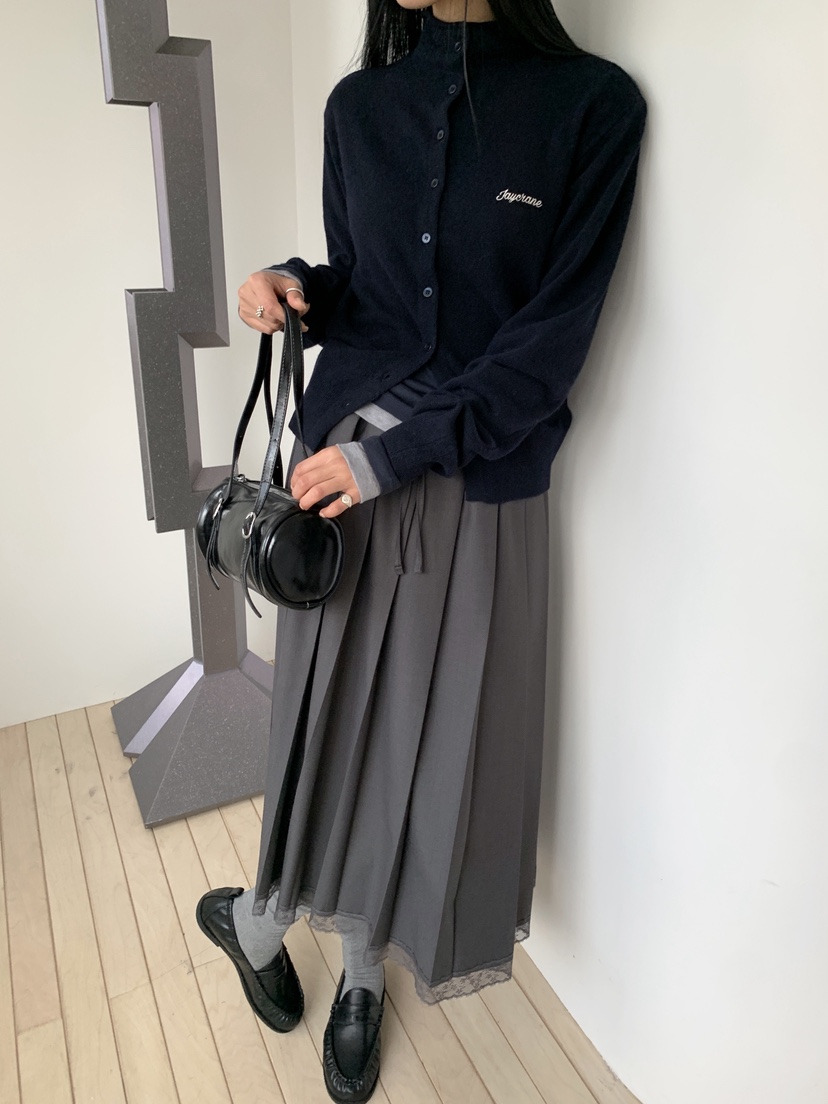 J CRANE-A韓國直郵女士新品休閑推薦真品人氣時尚開衫高領J CRANE開衫