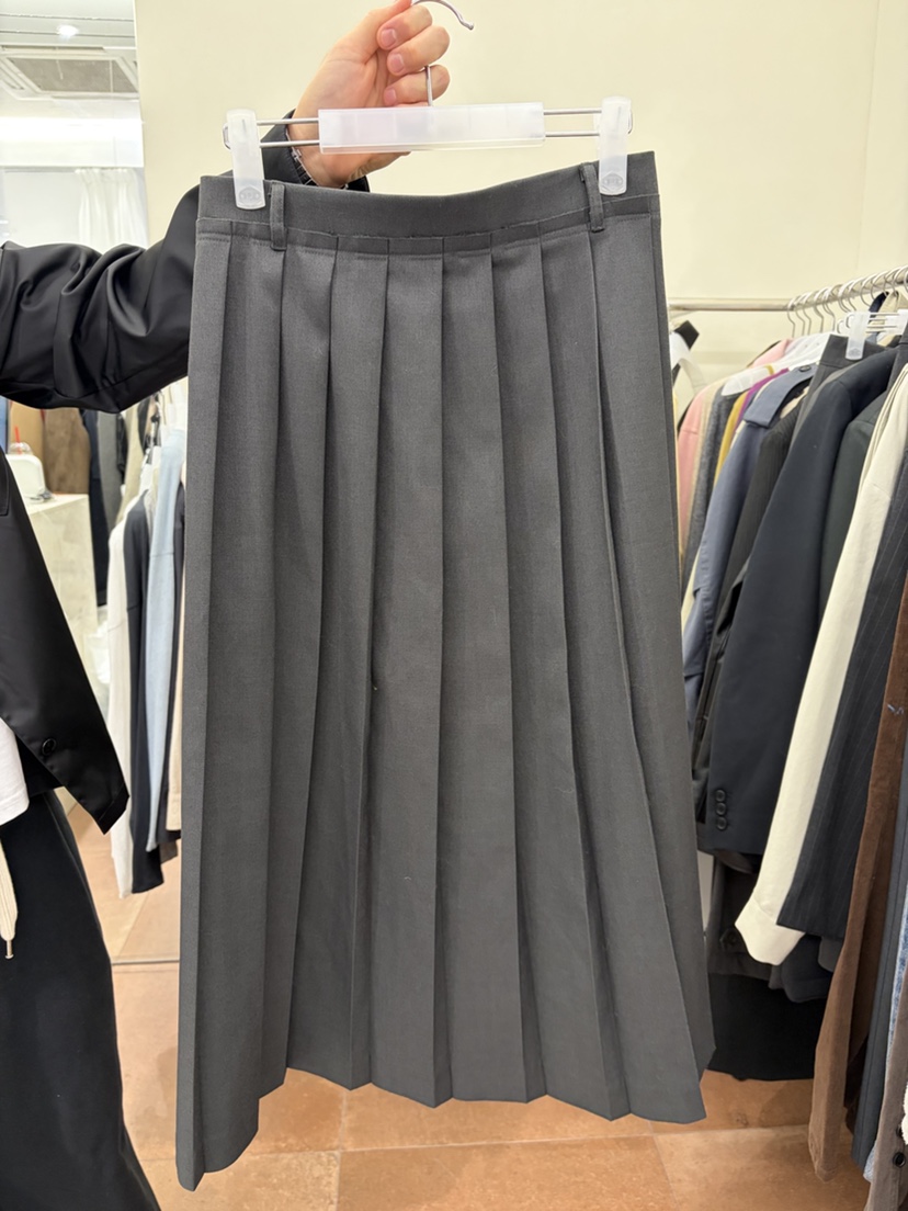 FOR TAPE韓國直郵女士新品真品熱賣休閑時尚推薦長裙褶裥FOR TAPE長裙