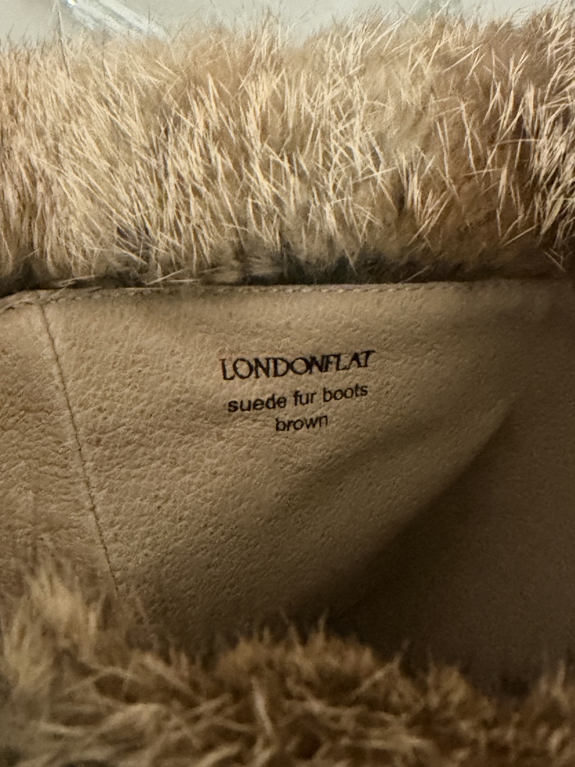 LONDON FLAT東大門代購女裝新款真品熱賣休閑靴子絨面革LONDON FLAT靴子