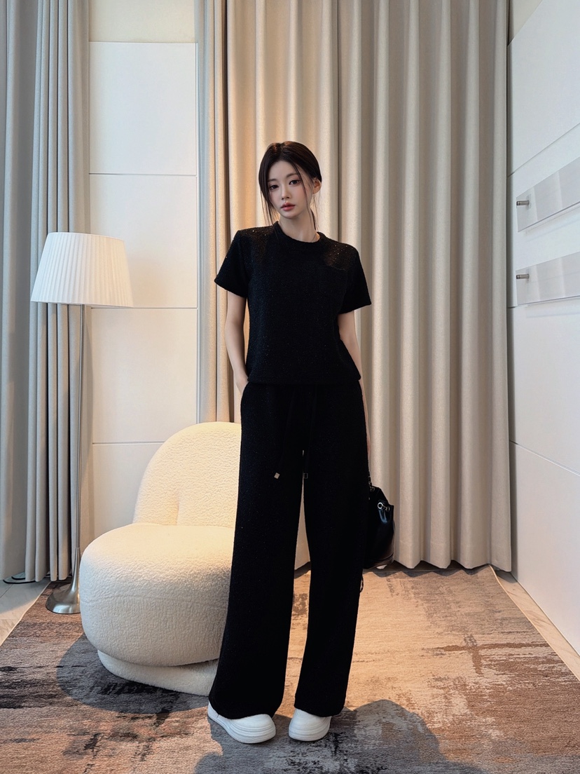 CLOTH東大門實拍女裝新品休閑推薦真品時尚人氣熱賣套裝珍珠CLOTH套裝圖色2