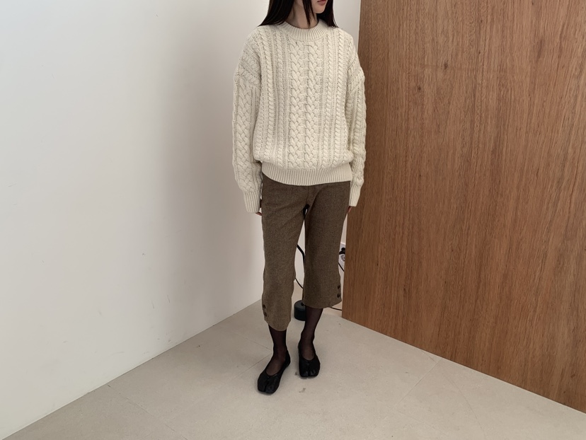 B_GARDER東大門實拍女裝新款休閑熱賣人氣真品毛衣手工針織B.GARDER毛衣