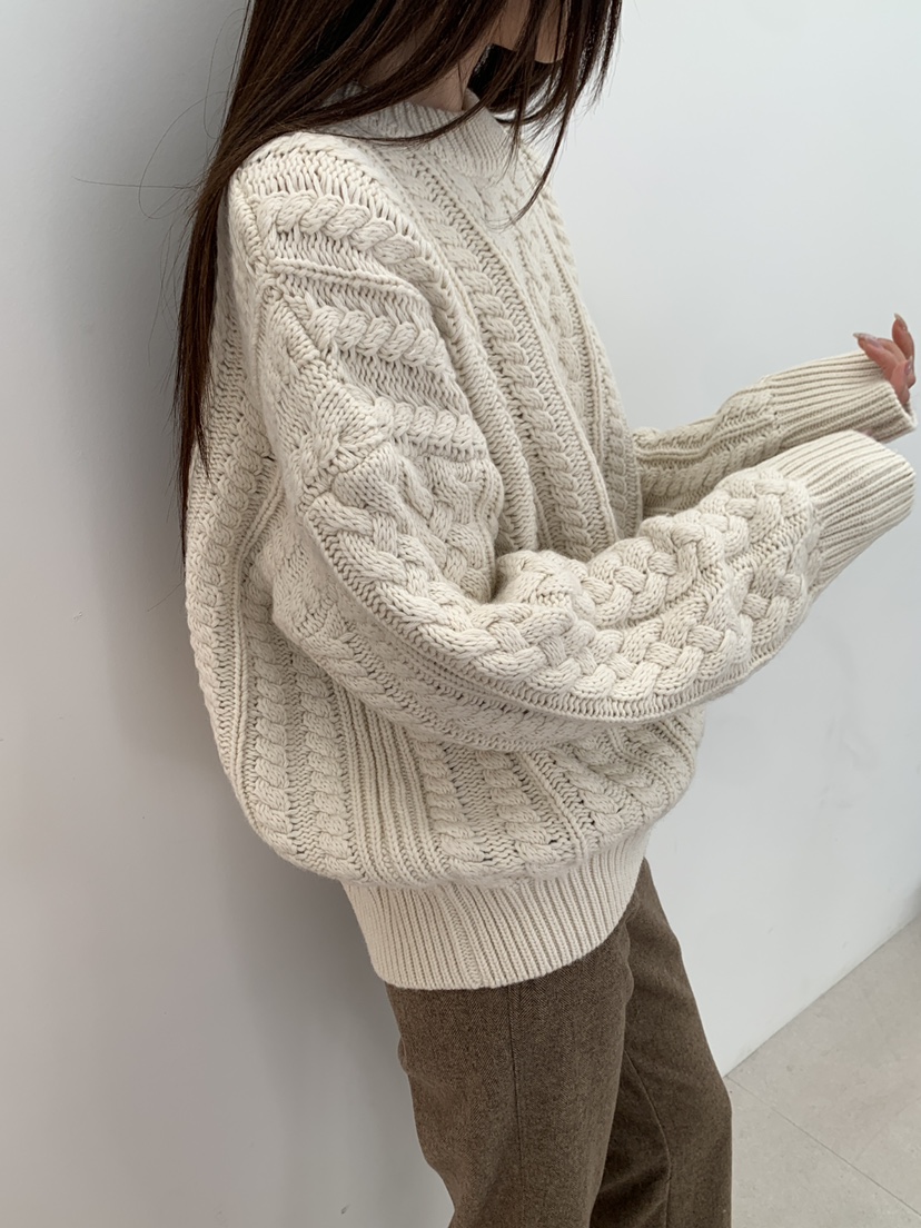 B_GARDER東大門實拍女裝新款休閑熱賣人氣真品毛衣手工針織B.GARDER毛衣