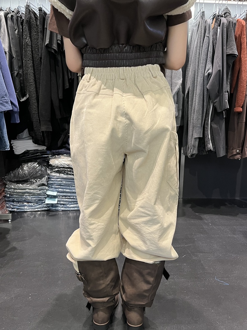 EL BOSQUE東大門代購女裝新品真品時尚休閑推薦休閑褲口袋EL BOSQUE休閑褲