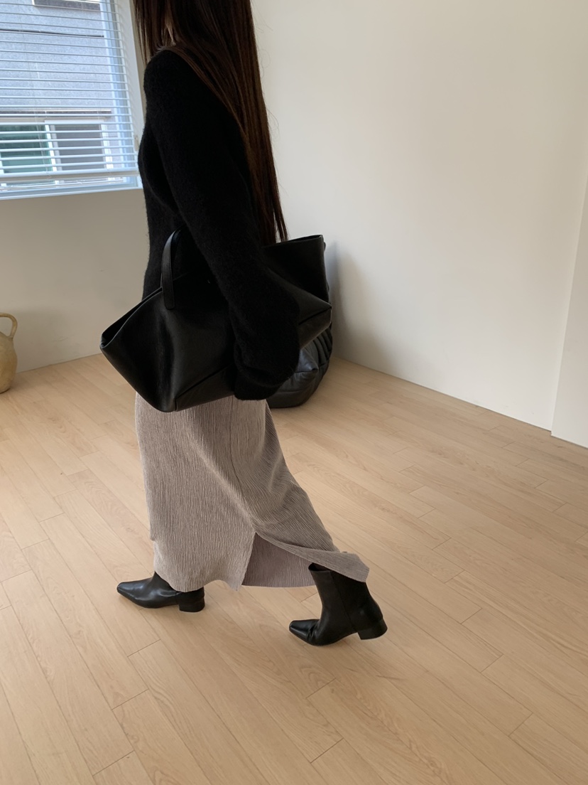 B_GARDER東大門代購女裝新款熱賣時尚真品休閑人氣長裙褶裙B.GARDER長裙