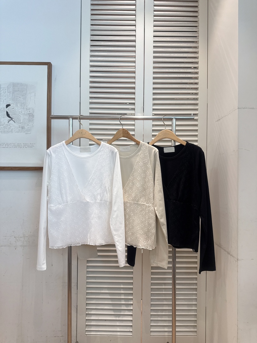 FAVE-L東大門代購女士新品時尚休閑推薦真品人氣長袖T恤FAVE-L長袖T恤
