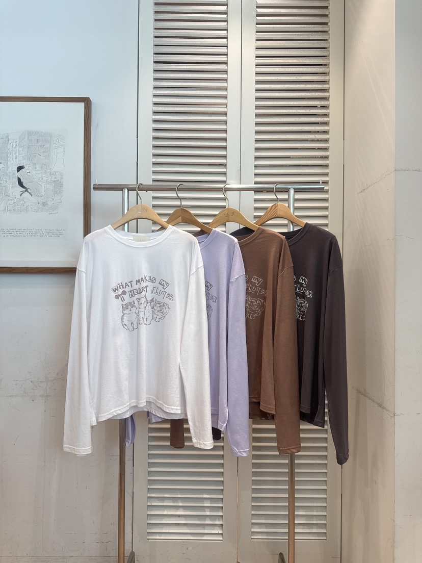 FAVE-L東大門實拍女士新品真品時尚熱賣人氣休閑長袖T恤FAVE-L長袖T恤