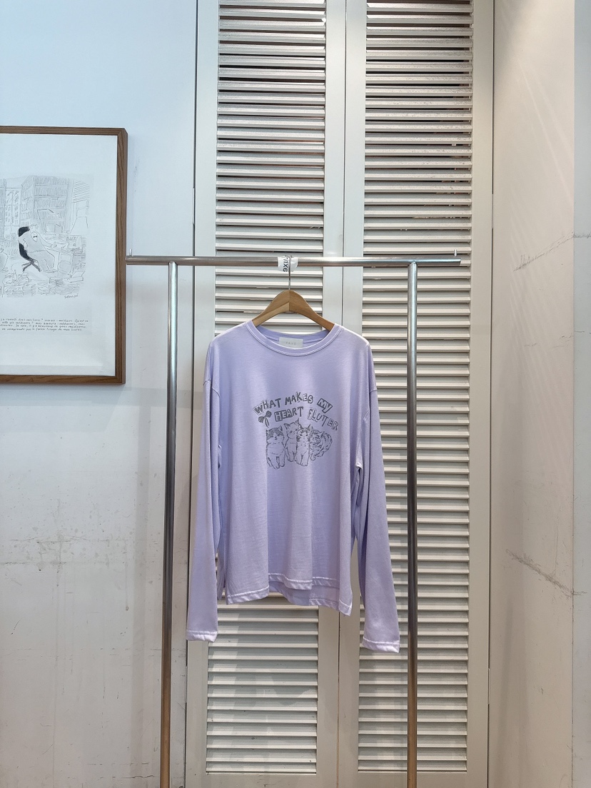 FAVE-L東大門實拍女士新品真品時尚熱賣人氣休閑長袖T恤FAVE-L長袖T恤圖色2