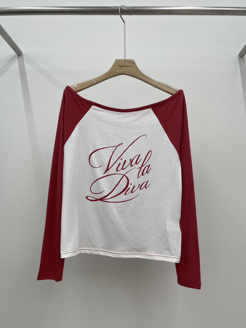 IF YOU SAY SO/PLUM-Q韓國直郵女士新品熱賣長袖T恤IF YOU SAY SO/PLUM-Q長袖T恤圖色2