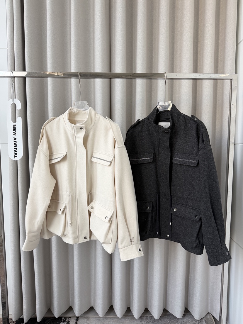 CLOTH韓國代購女裝新品人氣時尚熱賣真品休閑推薦短款大衣CLOTH短款大衣